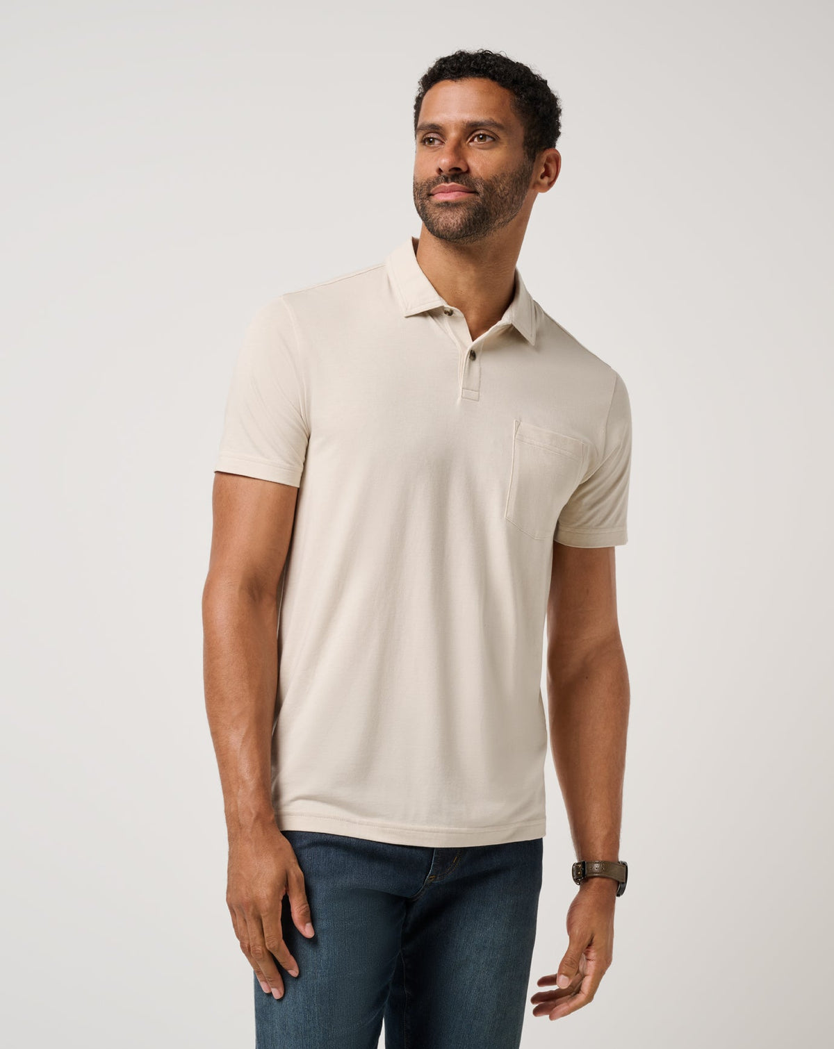 The Cloud Polo Italian Sand | Travis Mathew Customer Favorite