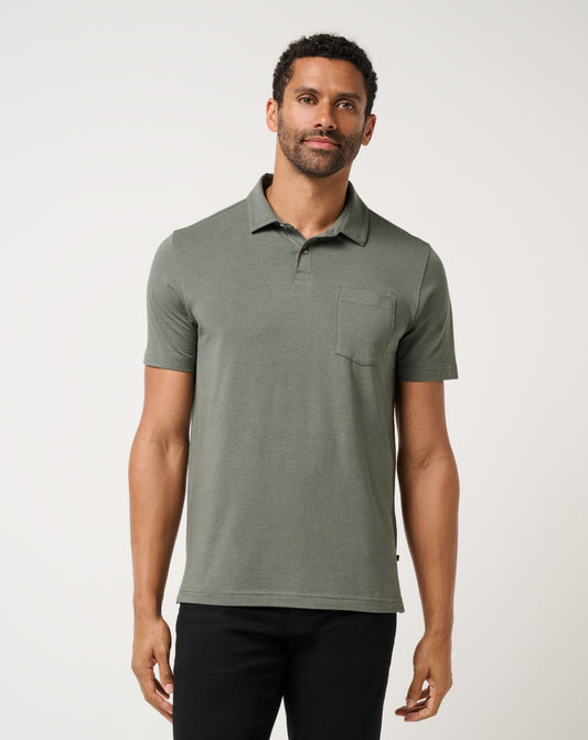 The Cloud Polo Dark Olive | Travis Mathew Trending
