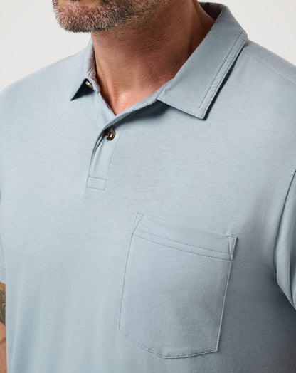 The Cloud Polo Ash Blue | Travis Mathew Hot Sale