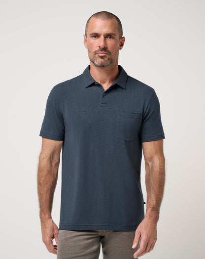 The Cloud Polo Total Eclipse | Travis Mathew Great Value