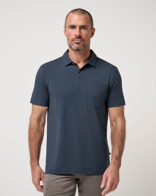 The Cloud Polo Total Eclipse | Travis Mathew Great Value