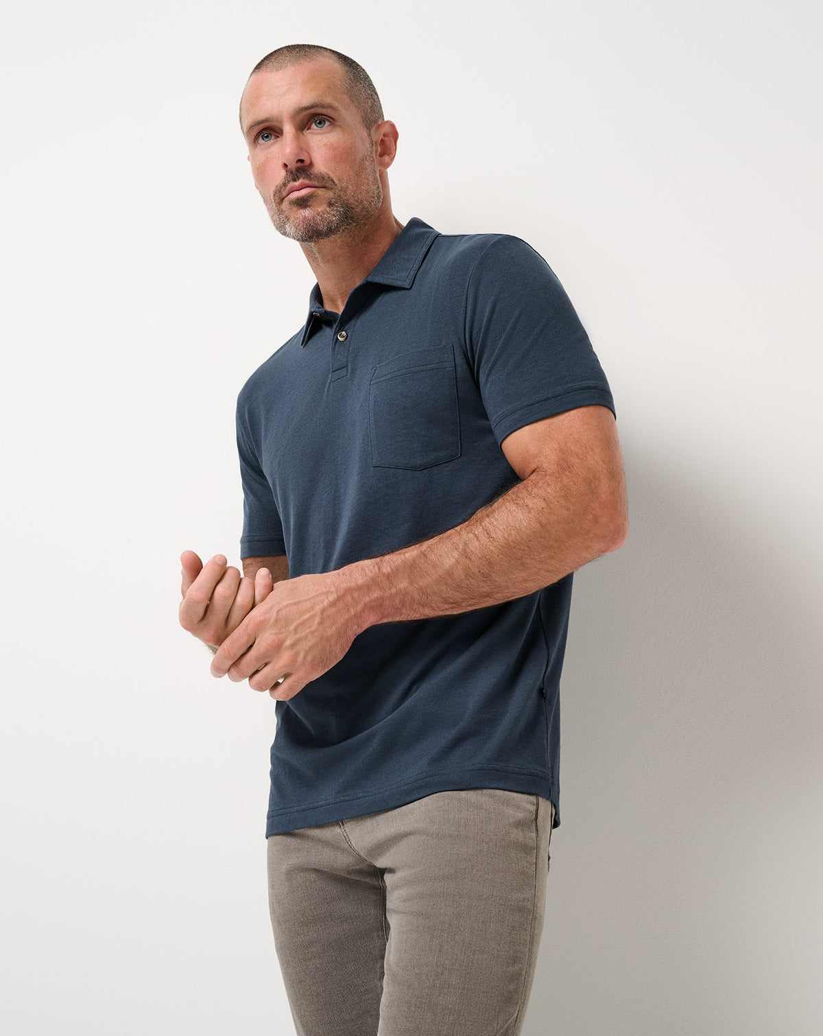 The Cloud Polo Total Eclipse | Travis Mathew Great Value