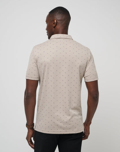 Canyon Hike Polo Oxford Tan | Travis Mathew Essential