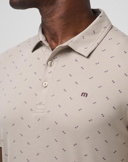 Canyon Hike Polo Oxford Tan | Travis Mathew Essential