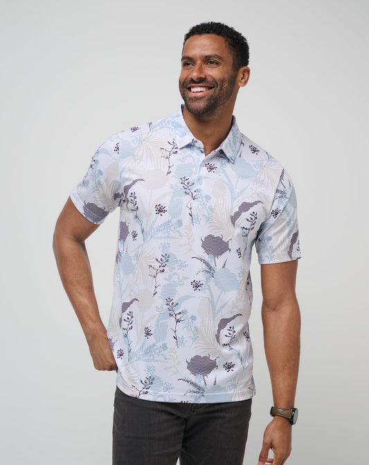 Tropical Fusion Polo White | Travis Mathew Top Pick