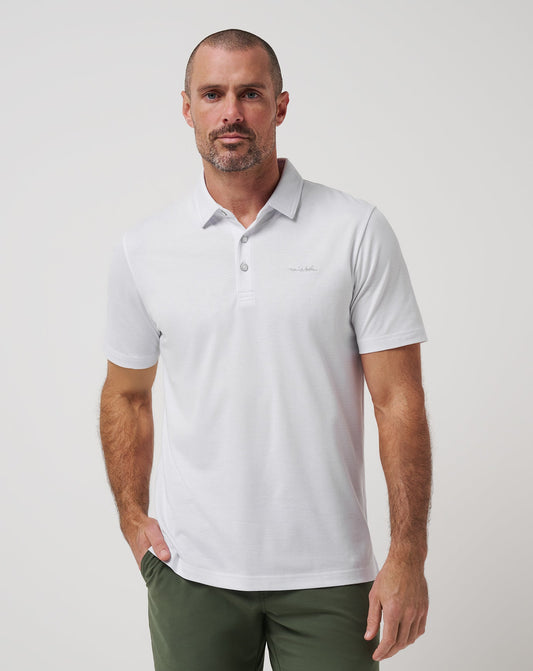 The Zinna 2.0 Polo White | Travis Mathew Value