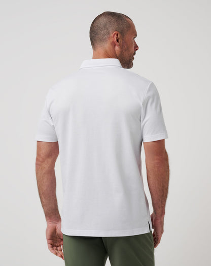 The Zinna 2.0 Polo White | Travis Mathew Value