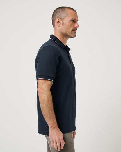 Happier Hour Polo Total Eclipse | Travis Mathew Deals