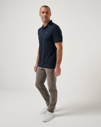 Happier Hour Polo Total Eclipse | Travis Mathew Deals