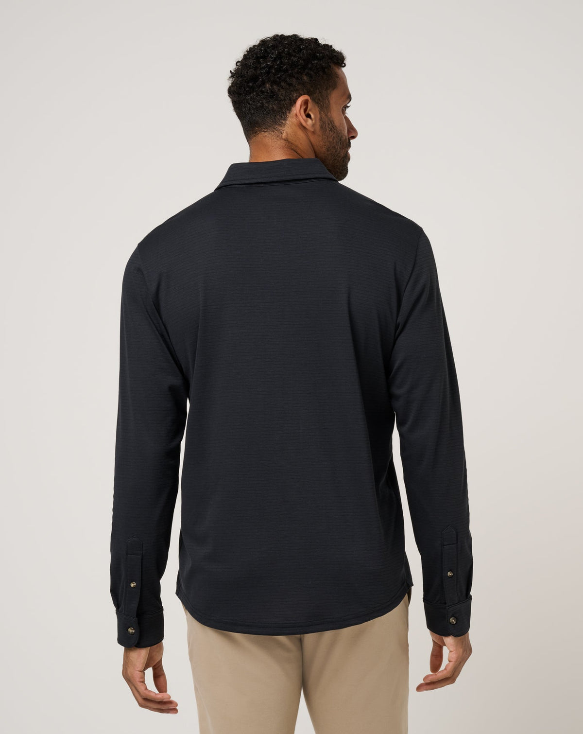 The Zinna 2.0 Long Sleeve Polo Black | Travis Mathew New