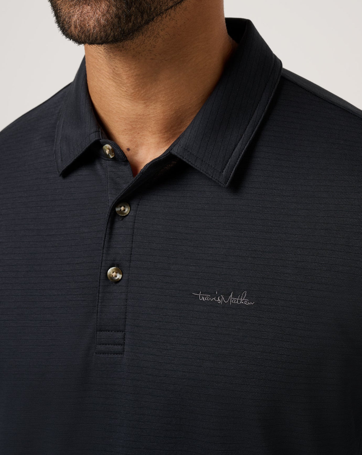 The Zinna 2.0 Long Sleeve Polo Black | Travis Mathew New