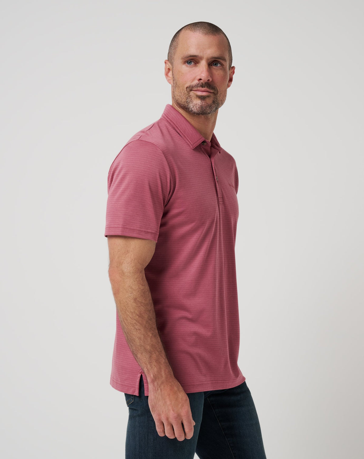 The Zinna 2.0 Polo Roan Rouge | Travis Mathew Top Pick