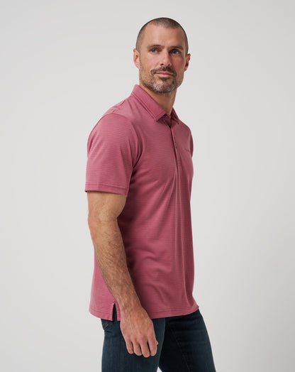 The Zinna 2.0 Polo Roan Rouge | Travis Mathew Top Pick