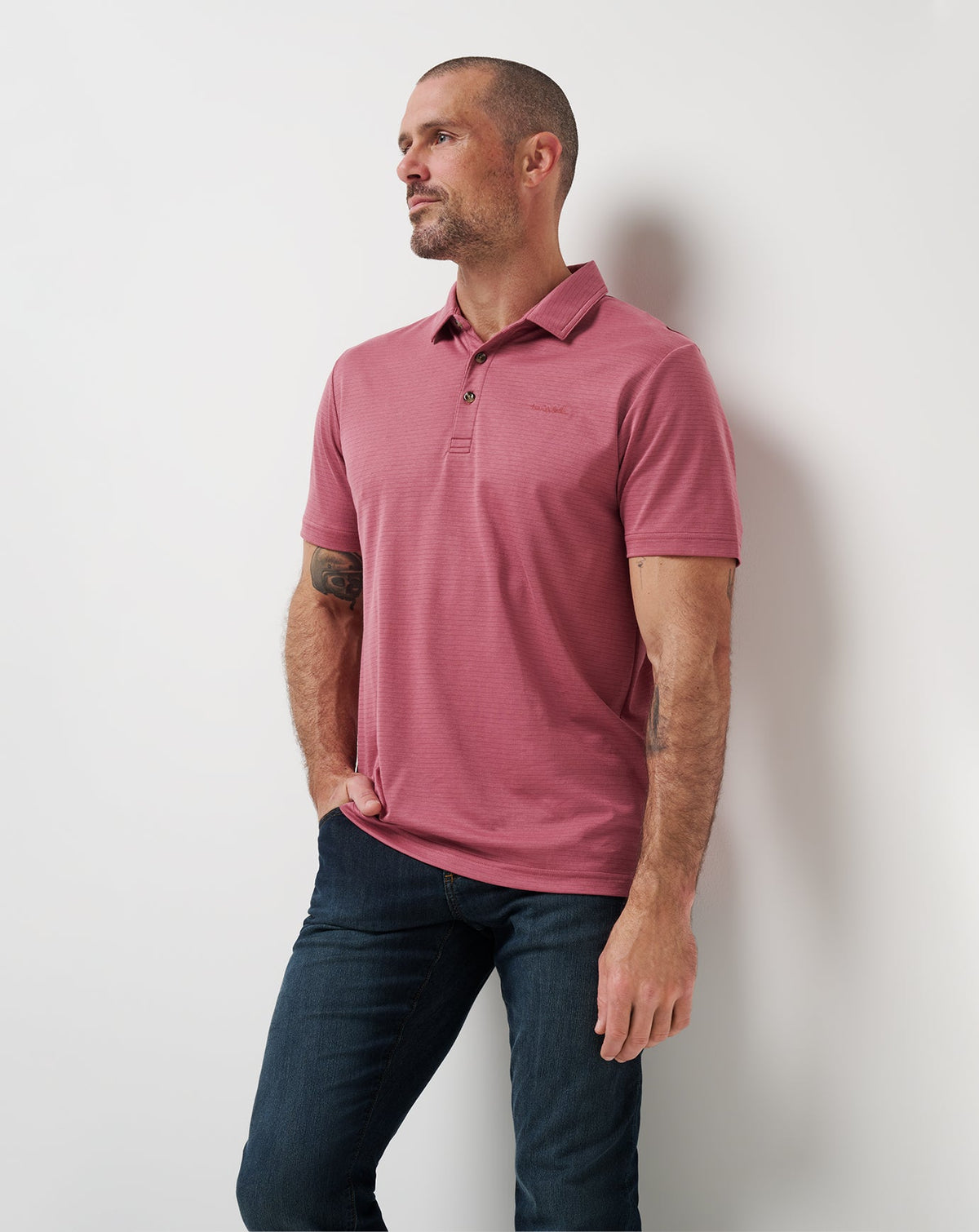 The Zinna 2.0 Polo Roan Rouge | Travis Mathew Top Pick