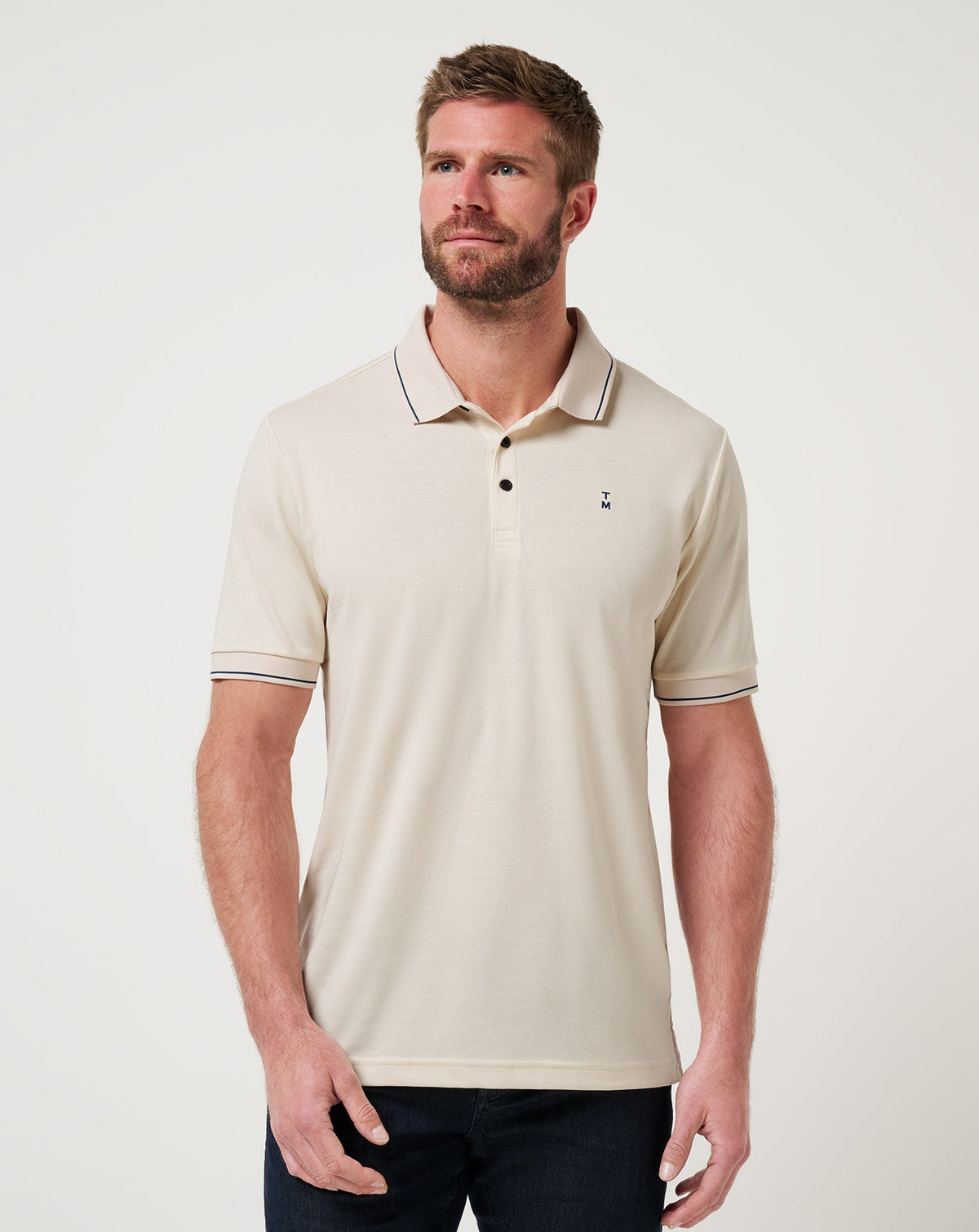 Happier Hour Polo Birch | Travis Mathew Best Seller