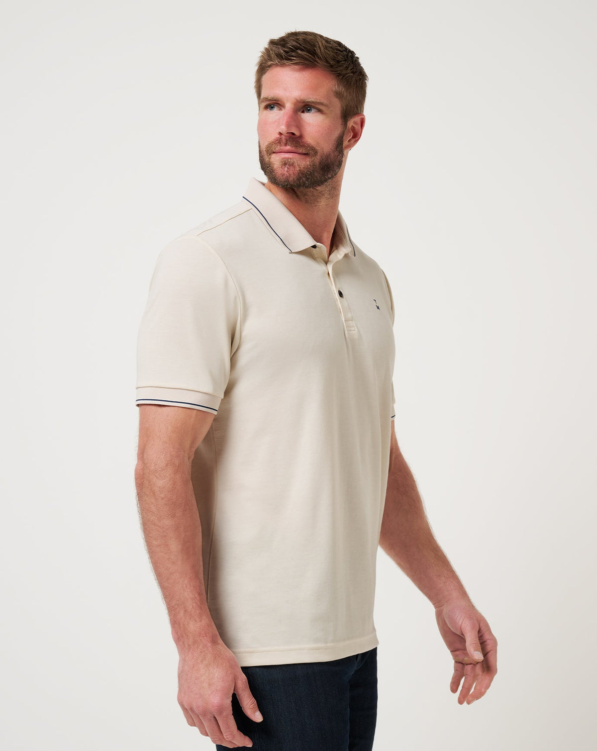 Happier Hour Polo Birch | Travis Mathew Best Seller