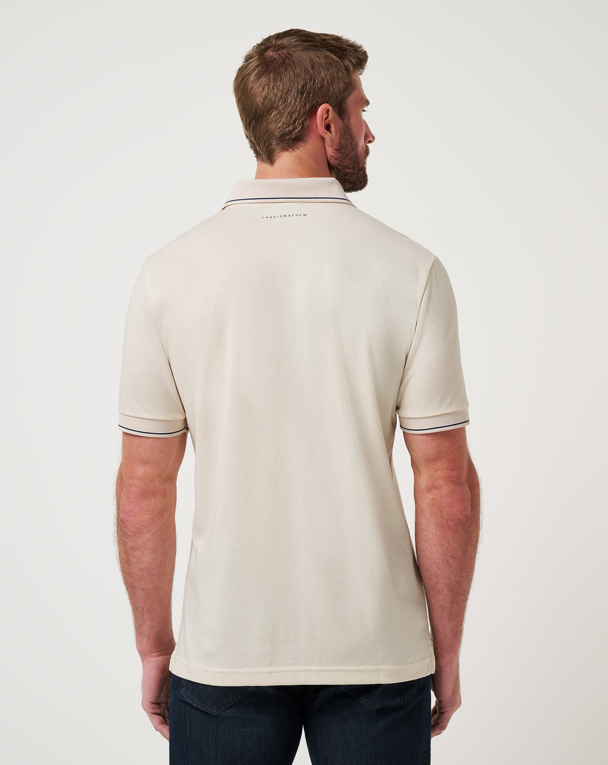 Happier Hour Polo Birch | Travis Mathew Best Seller