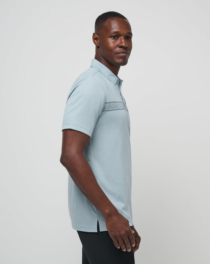Fresh Catch Polo Heather Dusty Blue | Travis Mathew Sale