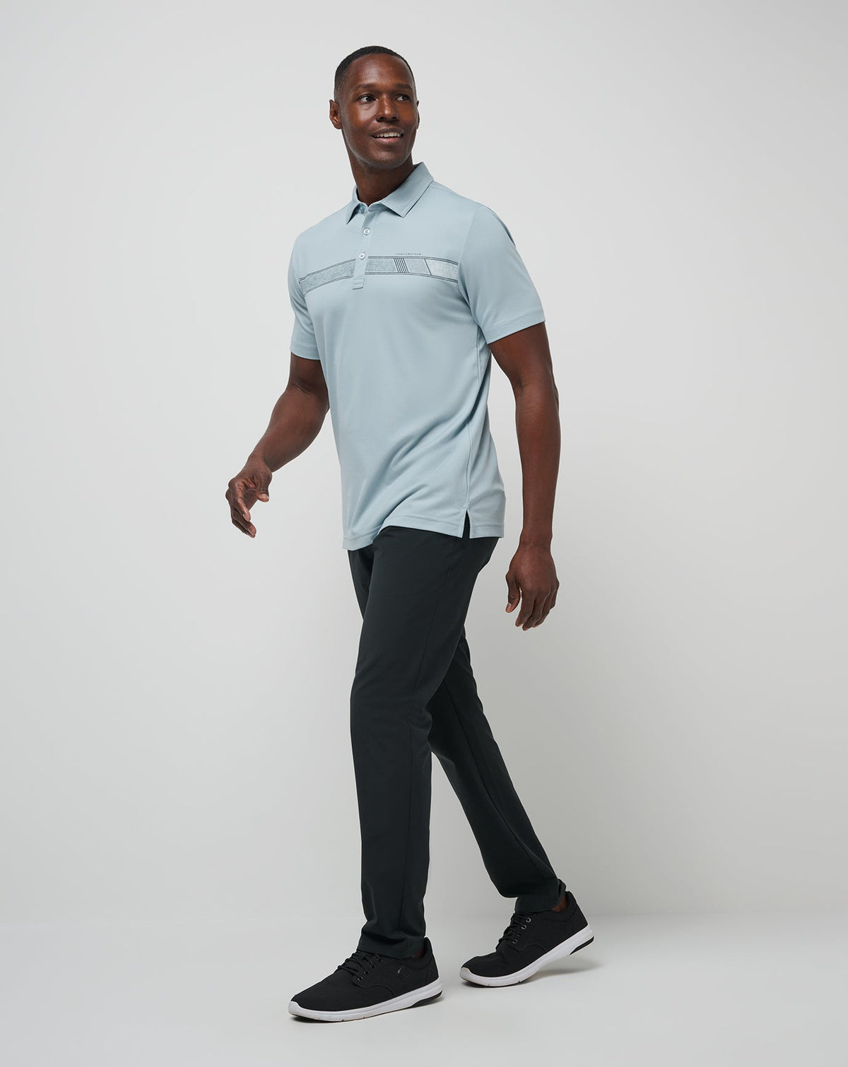 Fresh Catch Polo Heather Dusty Blue | Travis Mathew Sale