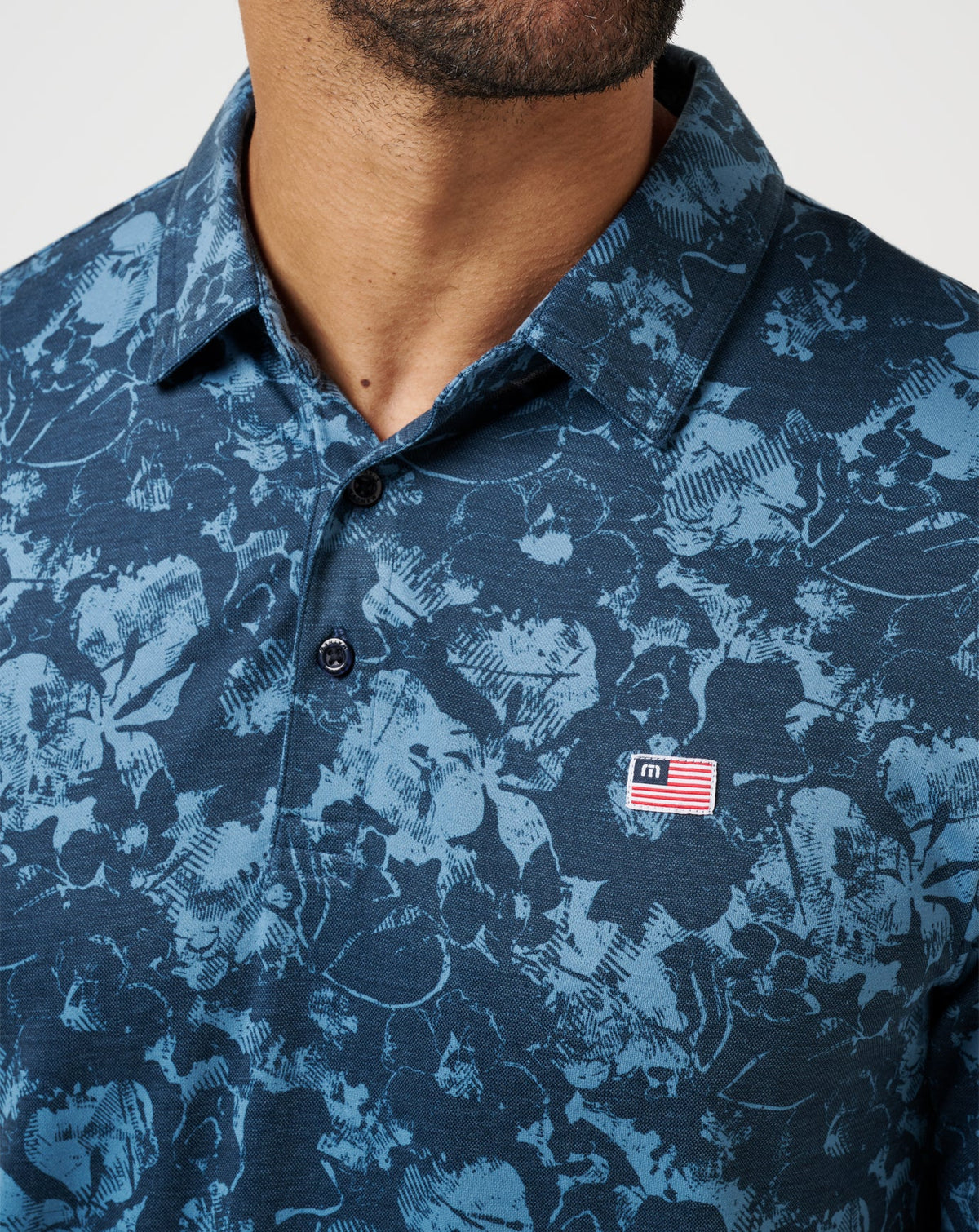 Featherweight Poolside Paradise Polo Total Eclipse | Travis Mathew Top Pick
