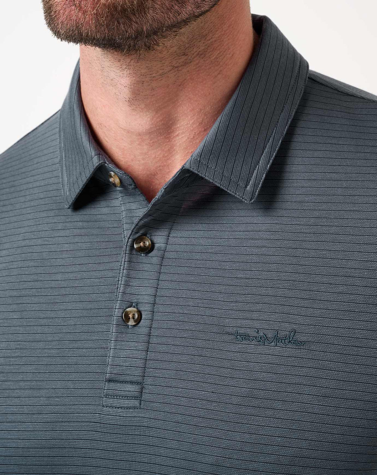 The Zinna 2.0 Long Sleeve Polo Mood Indigo/Vintage Indigo | Travis Mathew Deals