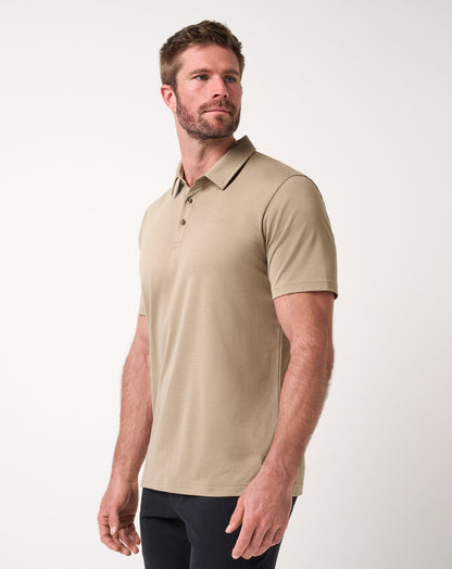 The Zinna 2.0 Polo Weathered Teak | Travis Mathew Great Value