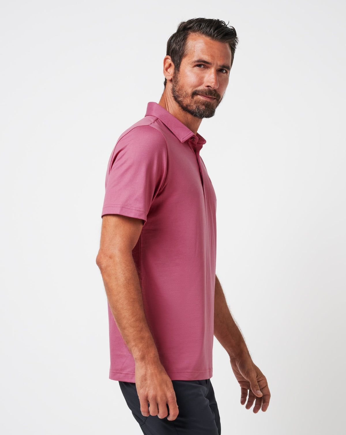 Featherweight Performance Polo Rose Wine | Travis Mathew Value