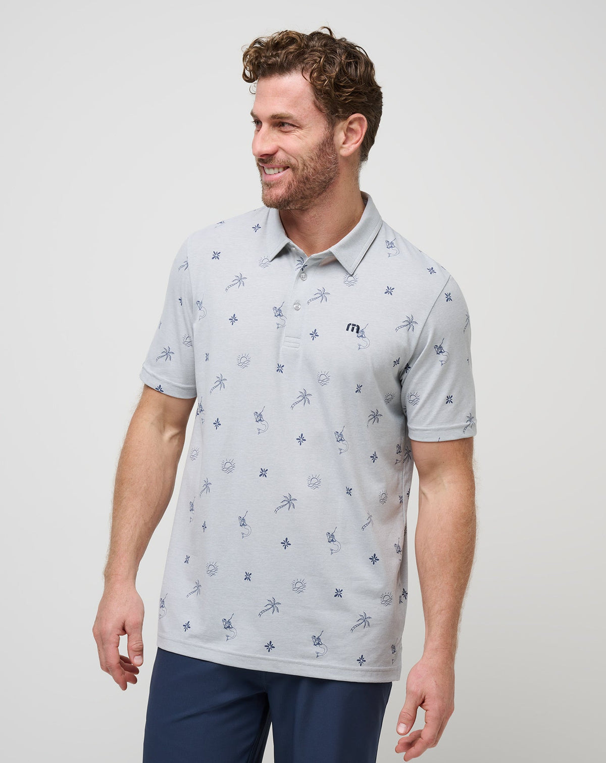 Cove Dive Polo Heather Light Grey | Travis Mathew Trending