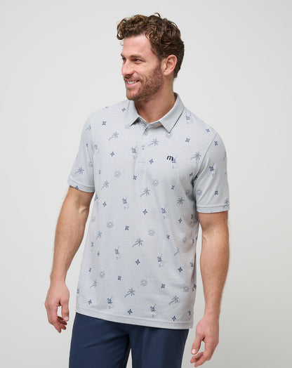 Cove Dive Polo Heather Light Grey | Travis Mathew Trending