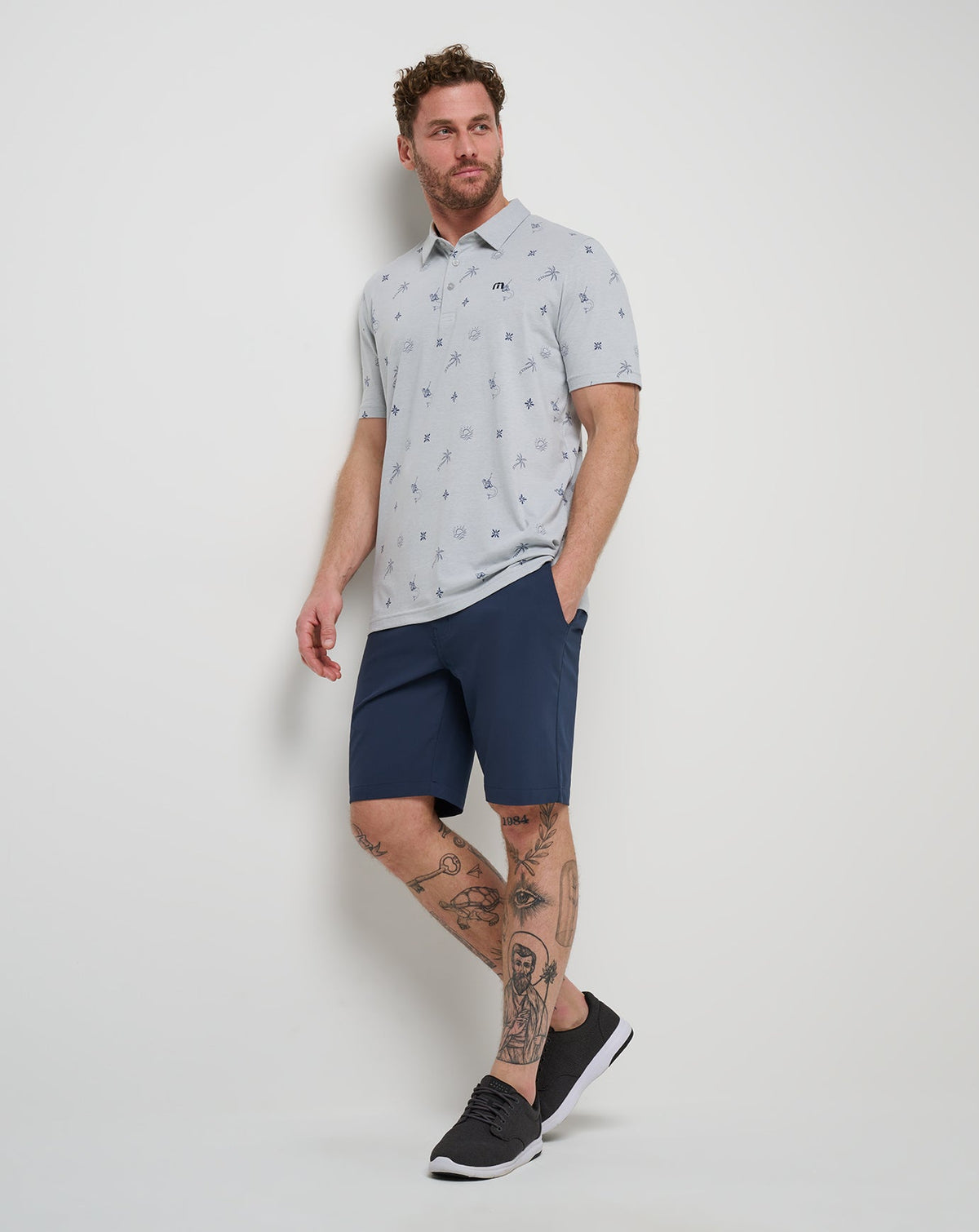Cove Dive Polo Heather Light Grey | Travis Mathew Trending