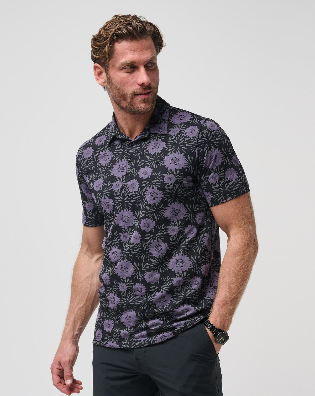 Not Happening Polo Black | Travis Mathew Best Price