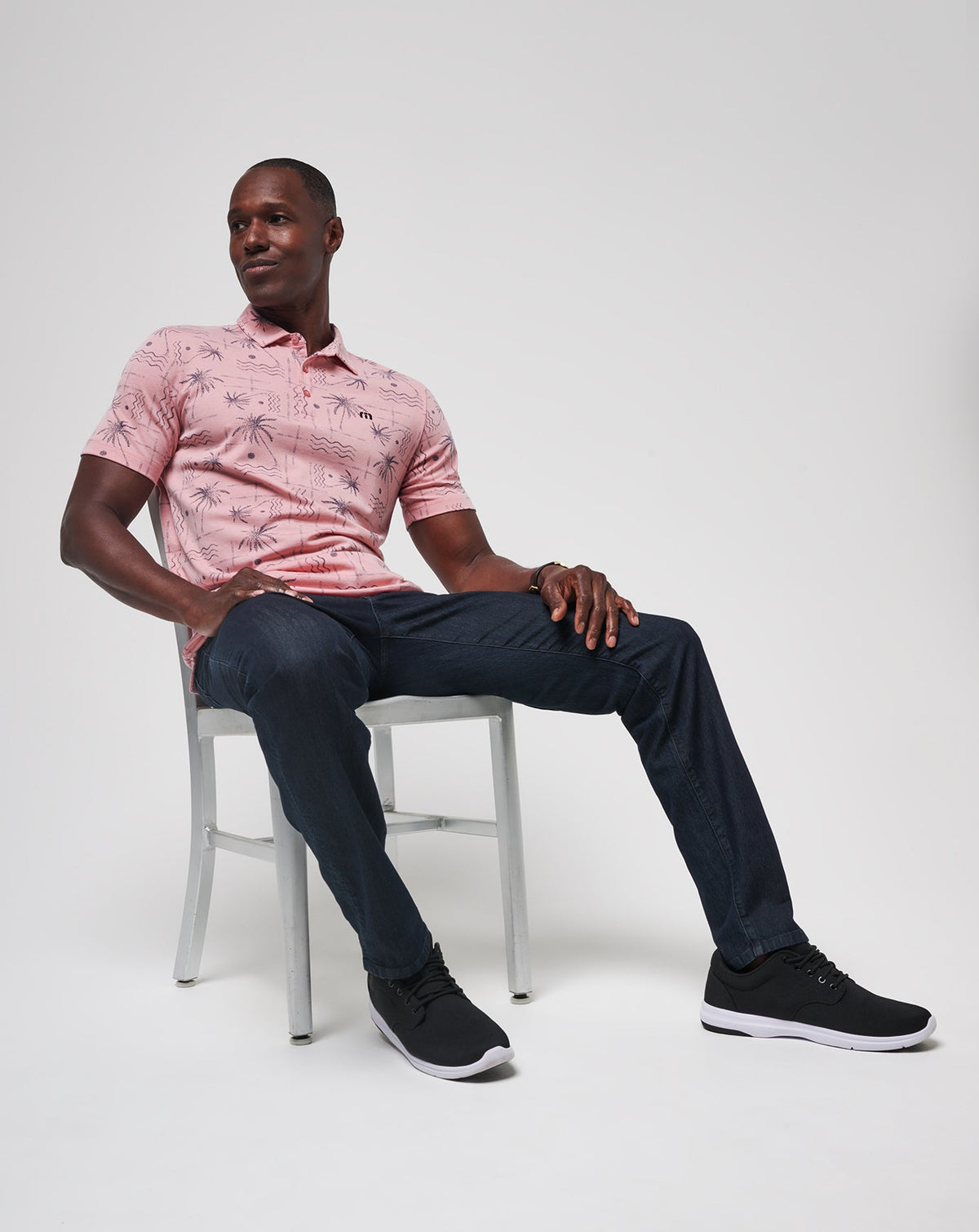 Coconut Palm Polo Heather Blush | Travis Mathew Popular