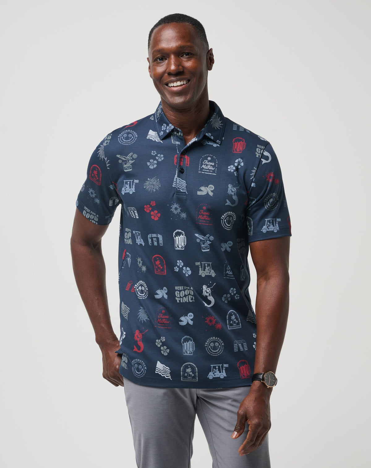 Julyin Polo Total Eclipse | Travis Mathew Essential