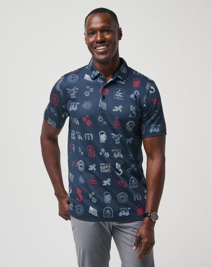 Julyin Polo Total Eclipse | Travis Mathew Essential