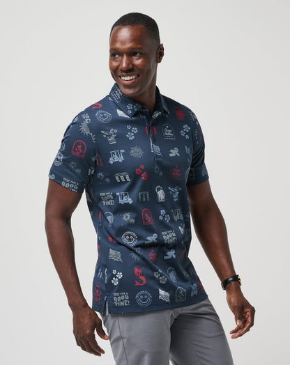Julyin Polo Total Eclipse | Travis Mathew Essential