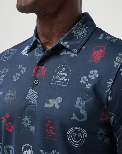 Julyin Polo Total Eclipse | Travis Mathew Essential
