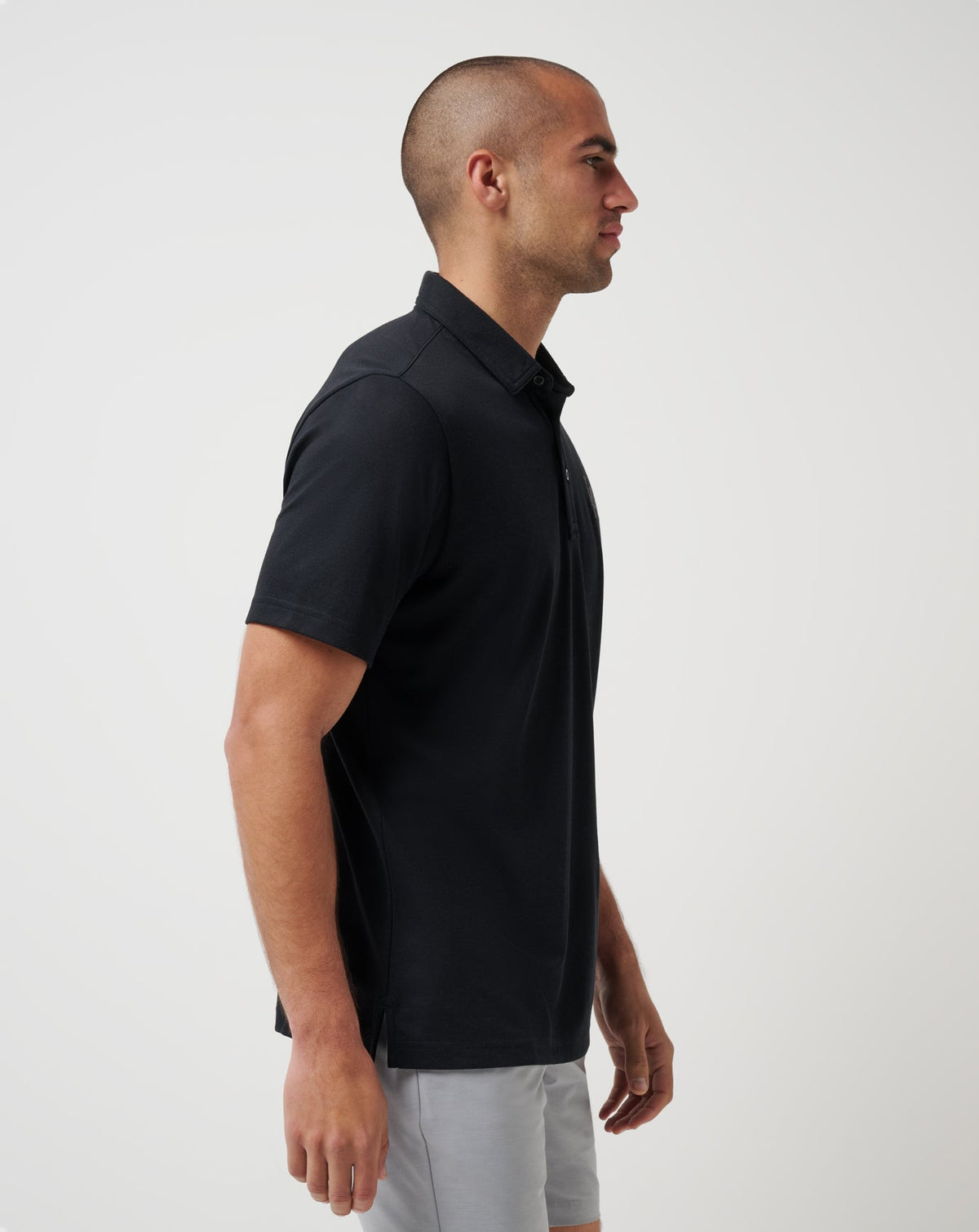 Los Angeles Dodgers Playoff Pitch Polo Black | Travis Mathew Everyday