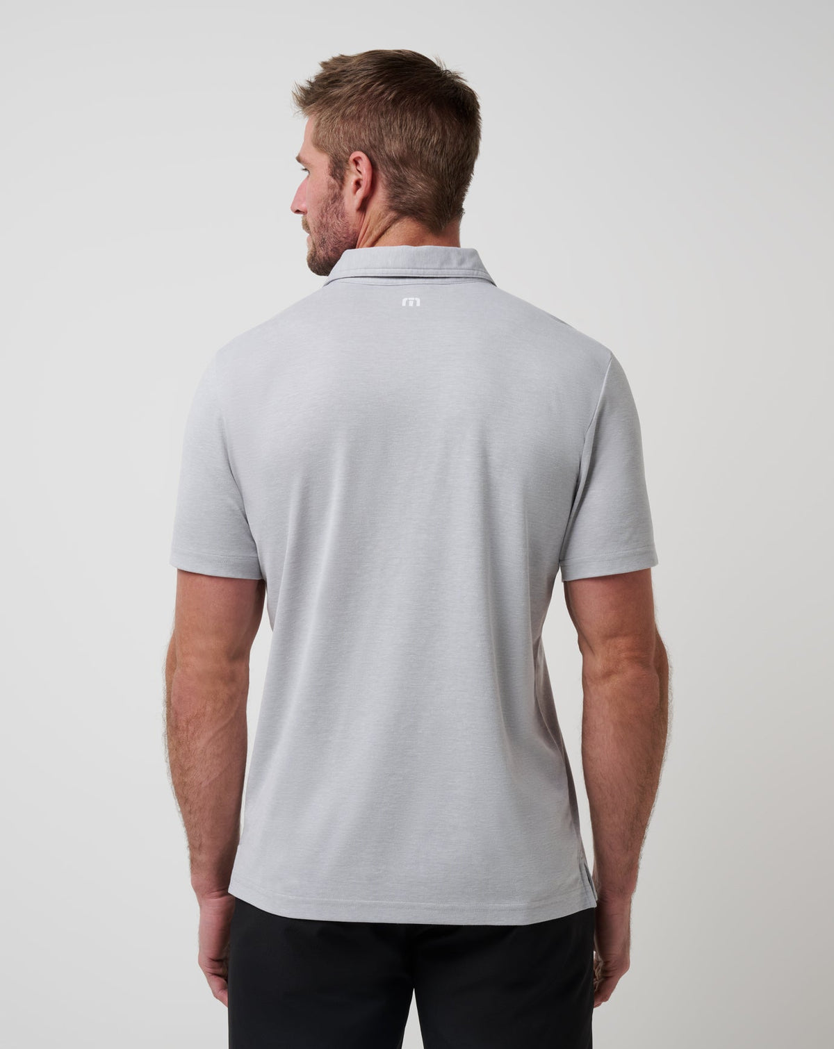 San Diego Padres Playoff Pitch Polo Heather Grey | Travis Mathew New
