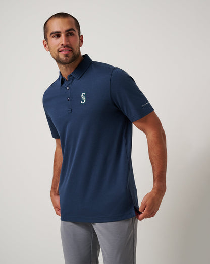 Seattle Mariners Playoff Pitch Polo Navy | Travis Mathew Trending