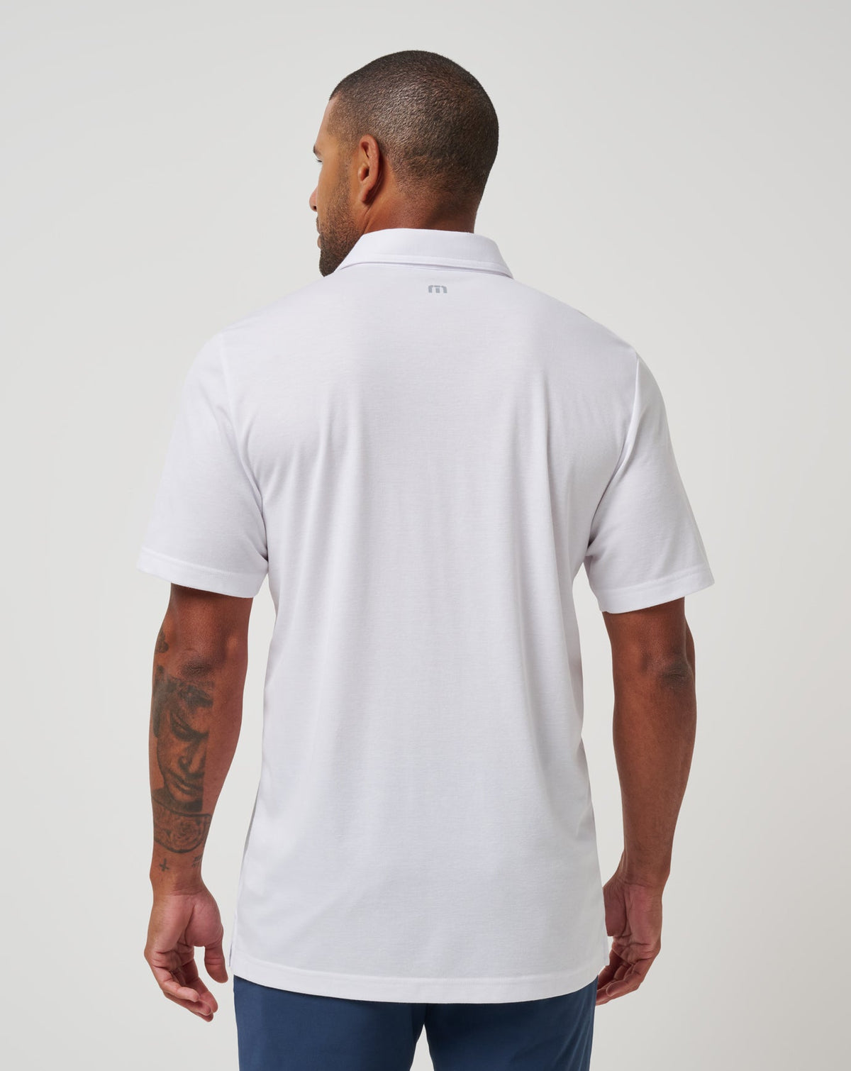 New York Yankees Top Recruit Polo White | Travis Mathew Popular