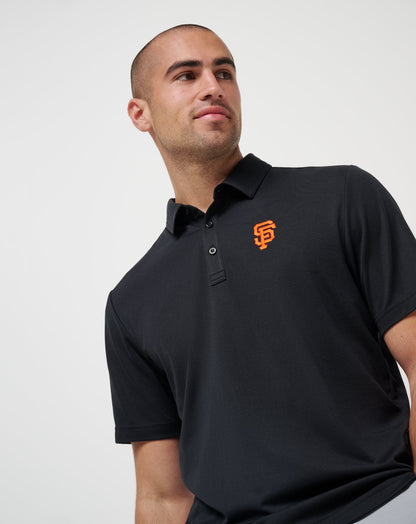 San Francisco Giants Playoff Pitch Polo Black | Travis Mathew Latest