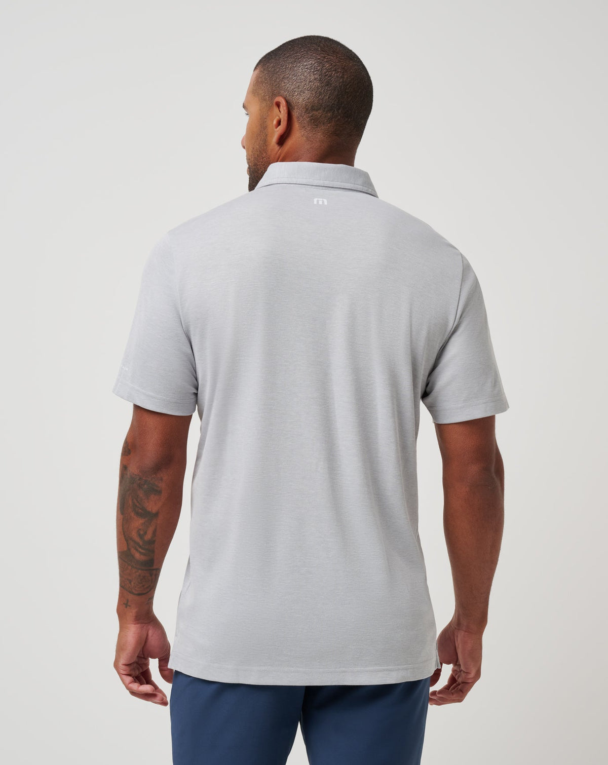 Seattle Mariners Playoff Pitch Polo Heather Grey | Travis Mathew New