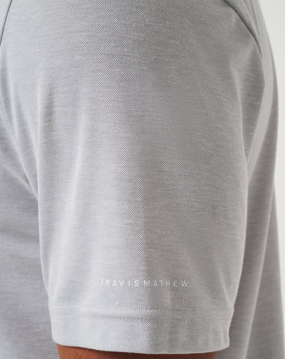 Seattle Mariners Playoff Pitch Polo Heather Grey | Travis Mathew New