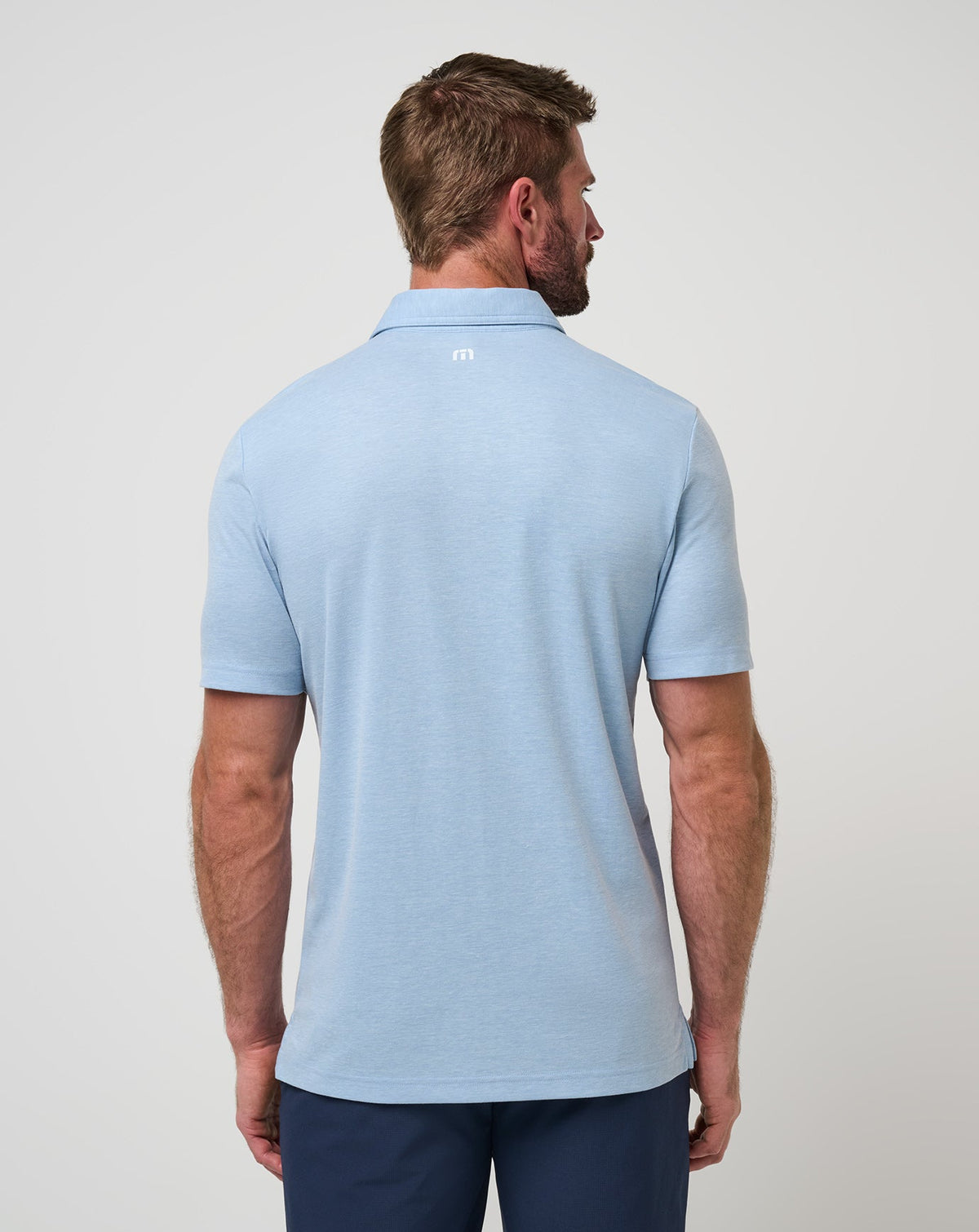 Tennessee School Pride Polo Heather Blue | Travis Mathew Essential