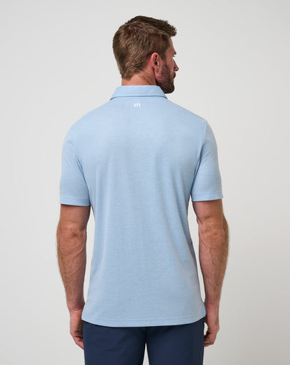 Tennessee School Pride Polo Heather Blue | Travis Mathew Essential