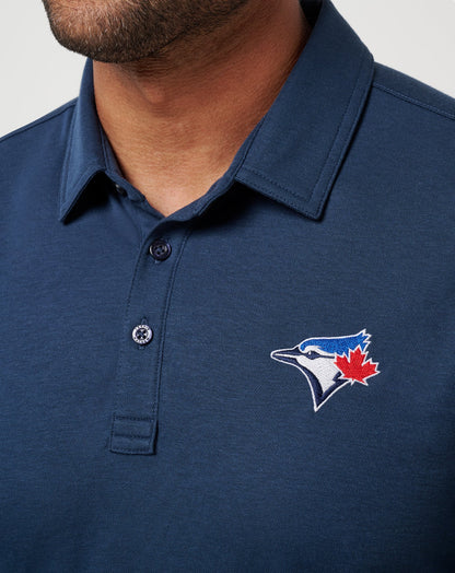 Toronto Blue Jays Playoff Pitch Polo Navy | Travis Mathew Smart Buy
