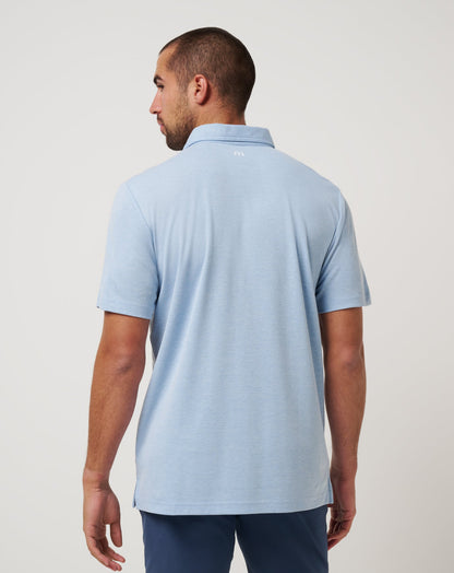 Philadelphia Phillies Playoff Pitch Polo Heather Blue | Travis Mathew Best Seller