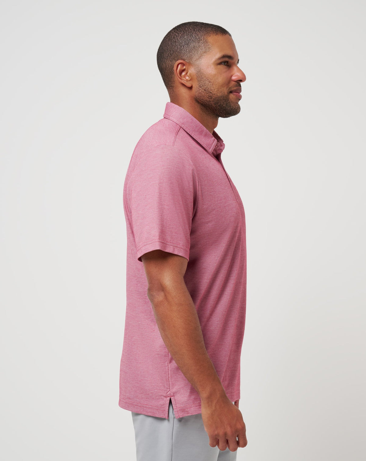 St Louis Cardinals Playoff Pitch Polo Heather Red | Travis Mathew Everyday