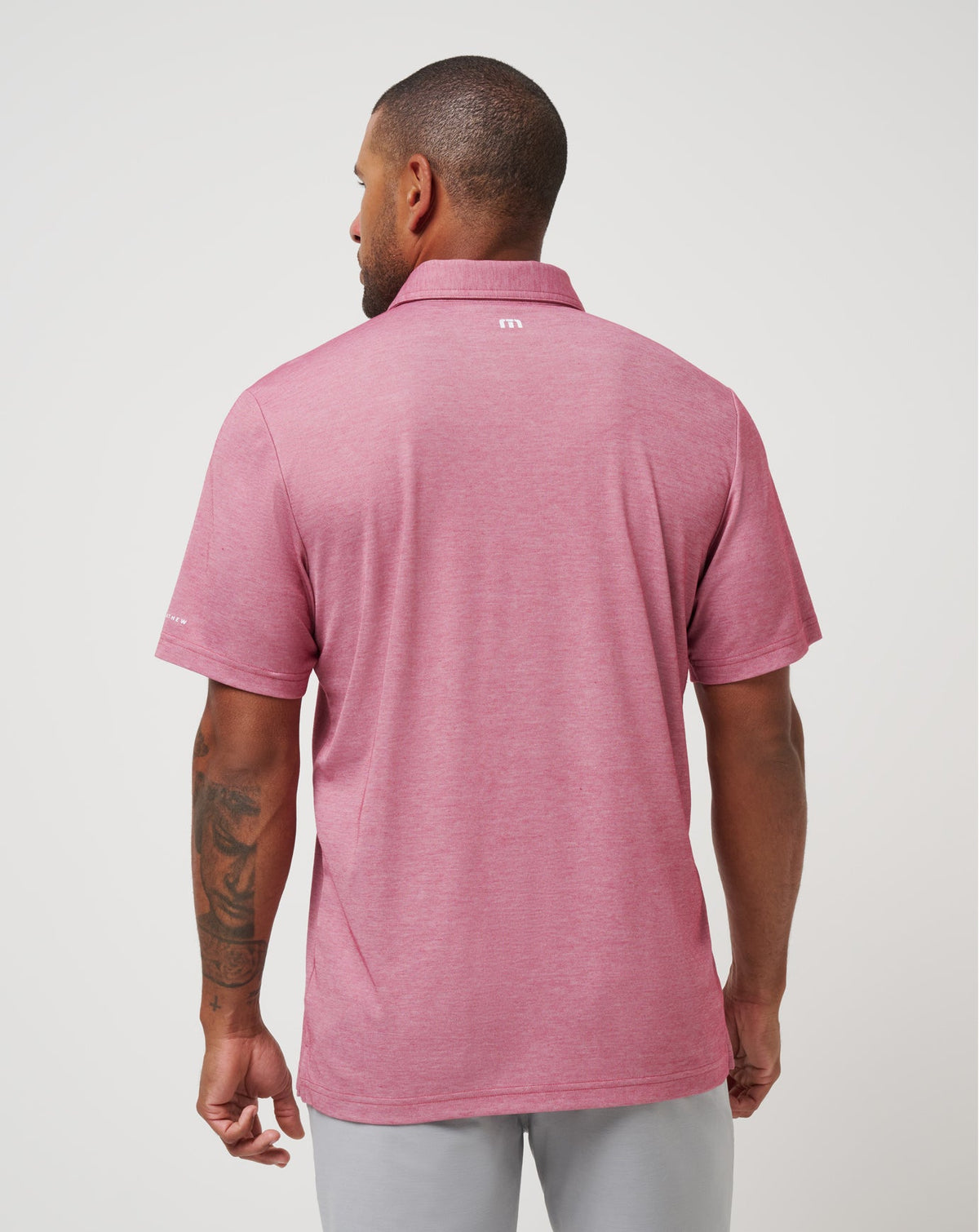 St Louis Cardinals Playoff Pitch Polo Heather Red | Travis Mathew Everyday