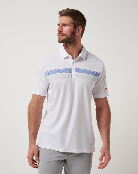Philadelphia Phillies Top Recruit Polo White | Travis Mathew Customer Favorite